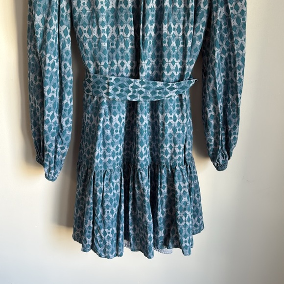Anthropologie • Calanthe Mini Shirtdress - Blue Motif Small - Picture 8 of 15
